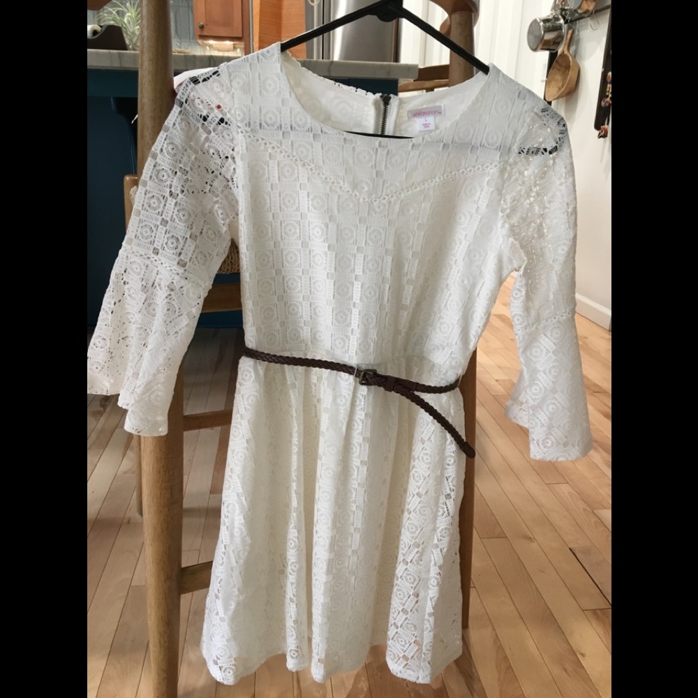 Girls Boho Lace Dress